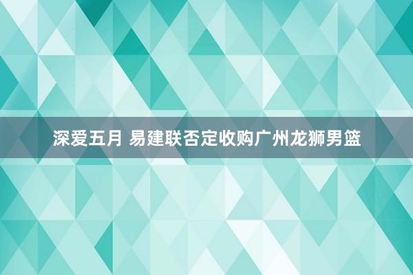 深爱五月 易建联否定收购广州龙狮男篮